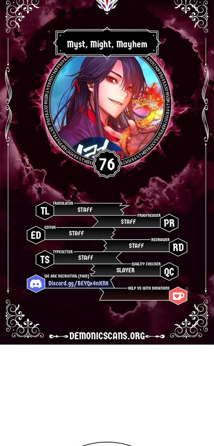 Read Myst, Might, Mayhem chapter 76 image 5 on Lezhin