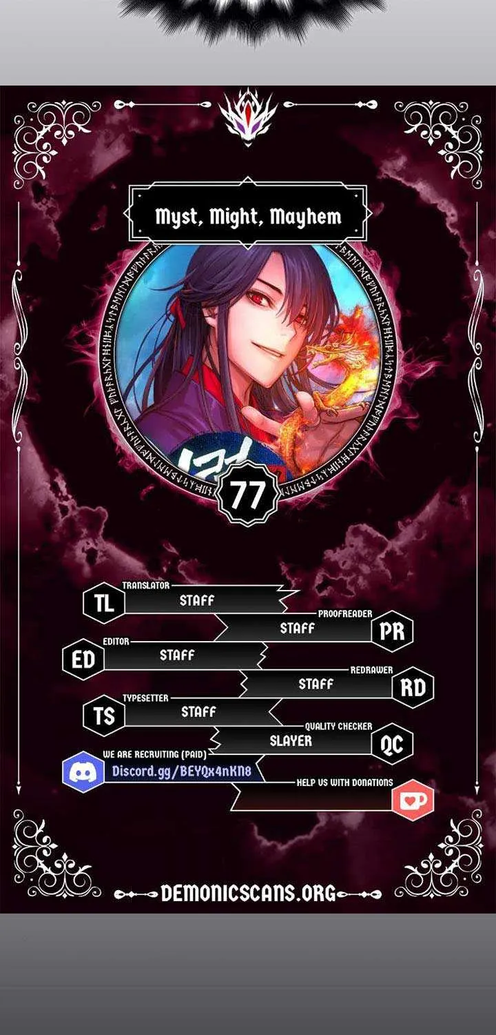 Read Myst, Might, Mayhem chapter 77 image 4 on Lezhin
