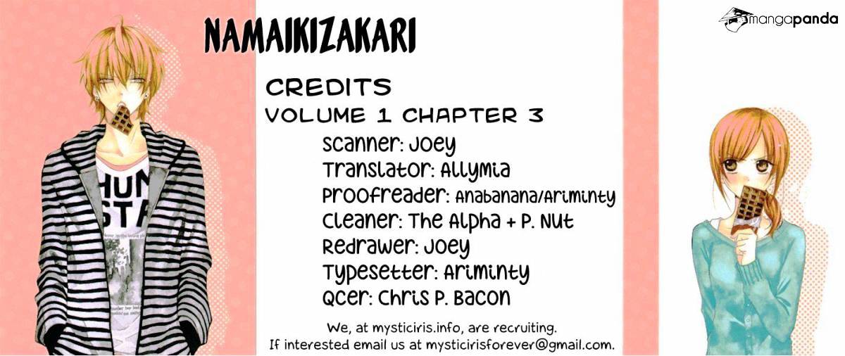 Read Namaikizakari chapter 3 image 31 on Lezhin