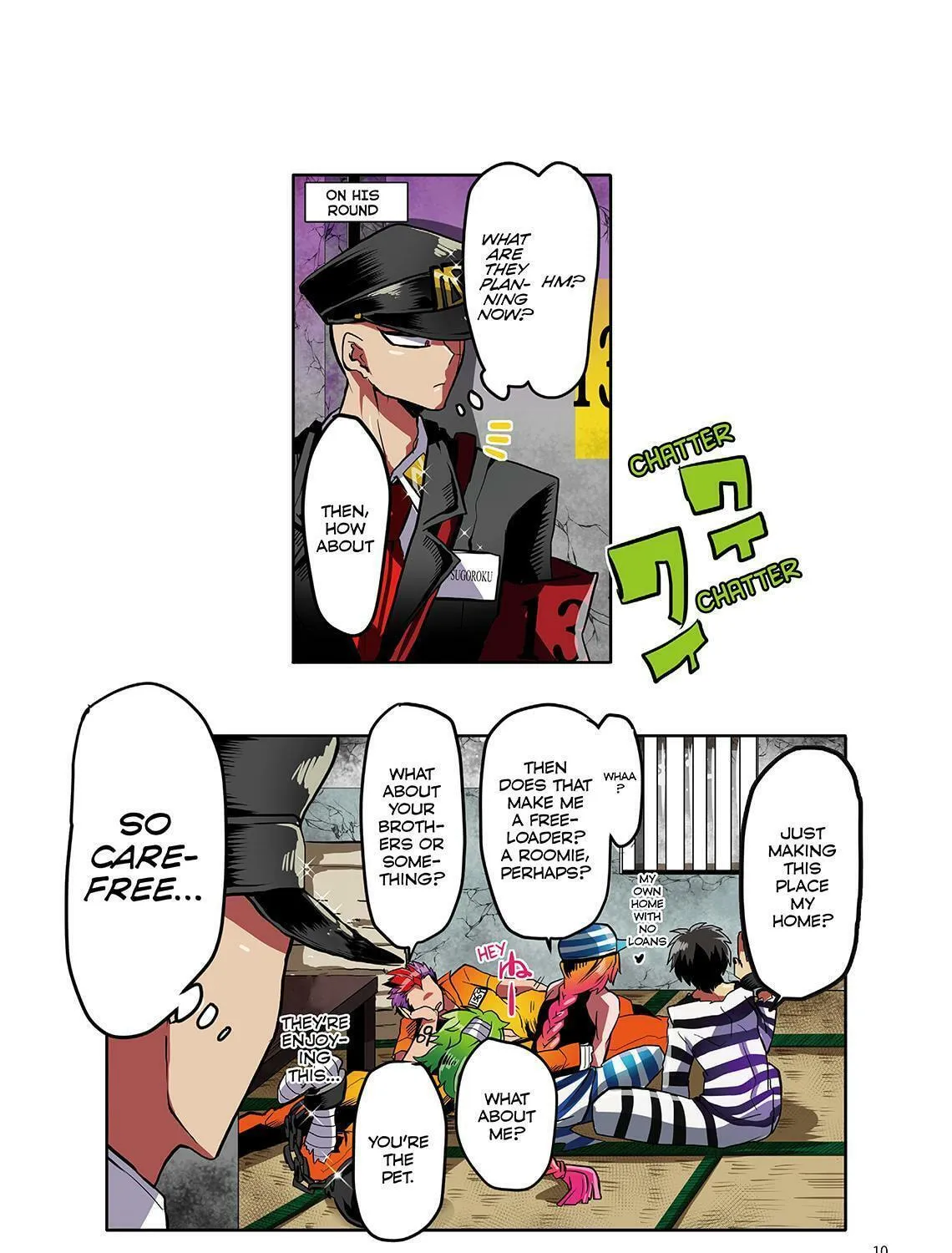 Read Nanbaka (Colored) chapter 1 image 20 on Lezhin