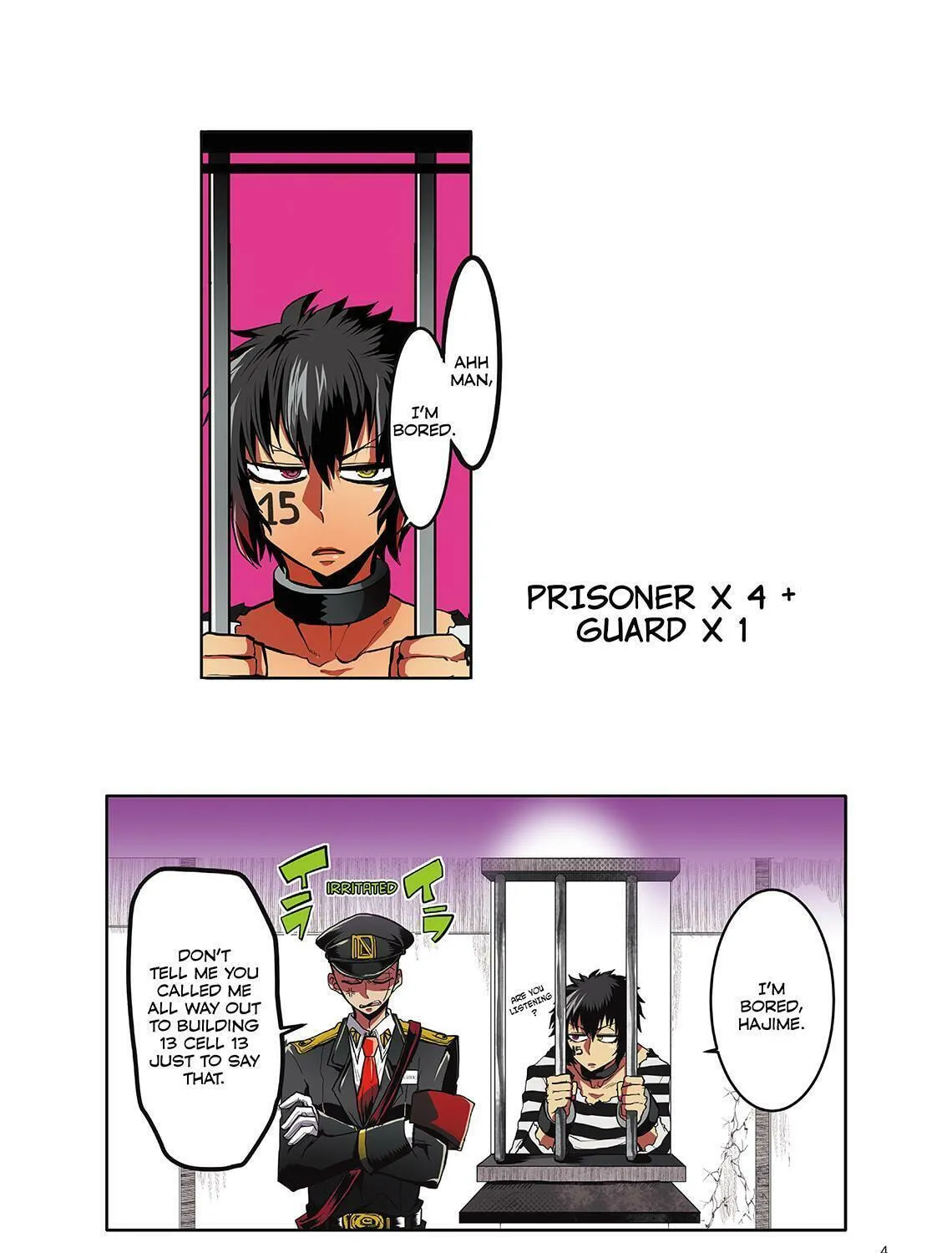 Read Nanbaka (Colored) chapter 1 image 8 on Lezhin