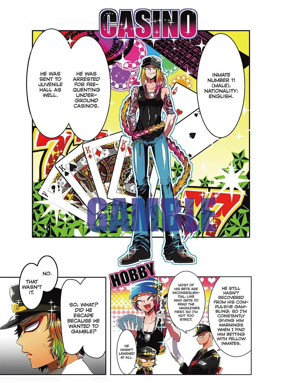 Read Nanbaka (Colored) chapter 12 image 8 on Lezhin