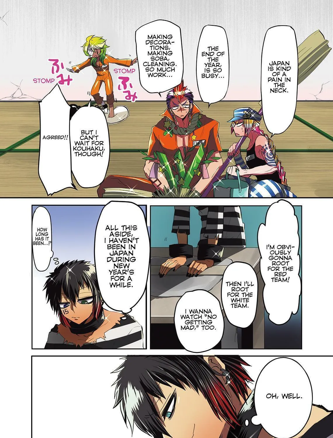 Read Nanbaka (Colored) chapter 13 image 22 on Lezhin