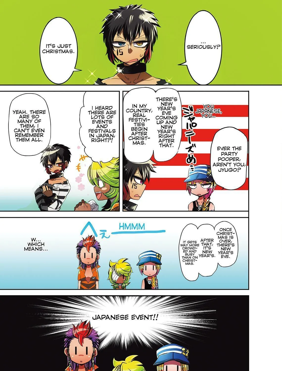 Read Nanbaka (Colored) chapter 13 image 8 on Lezhin