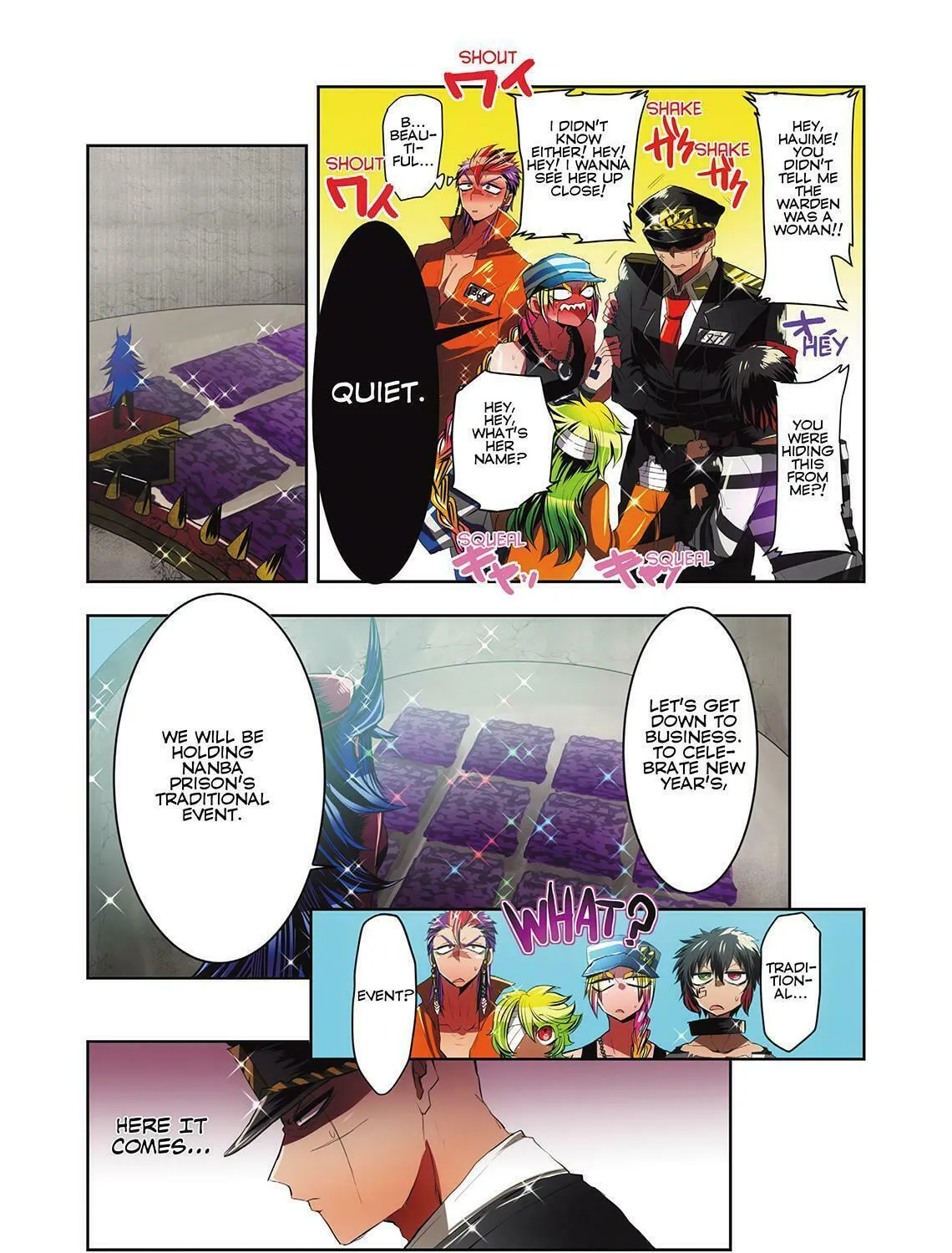 Read Nanbaka (Colored) chapter 14 image 12 on Lezhin