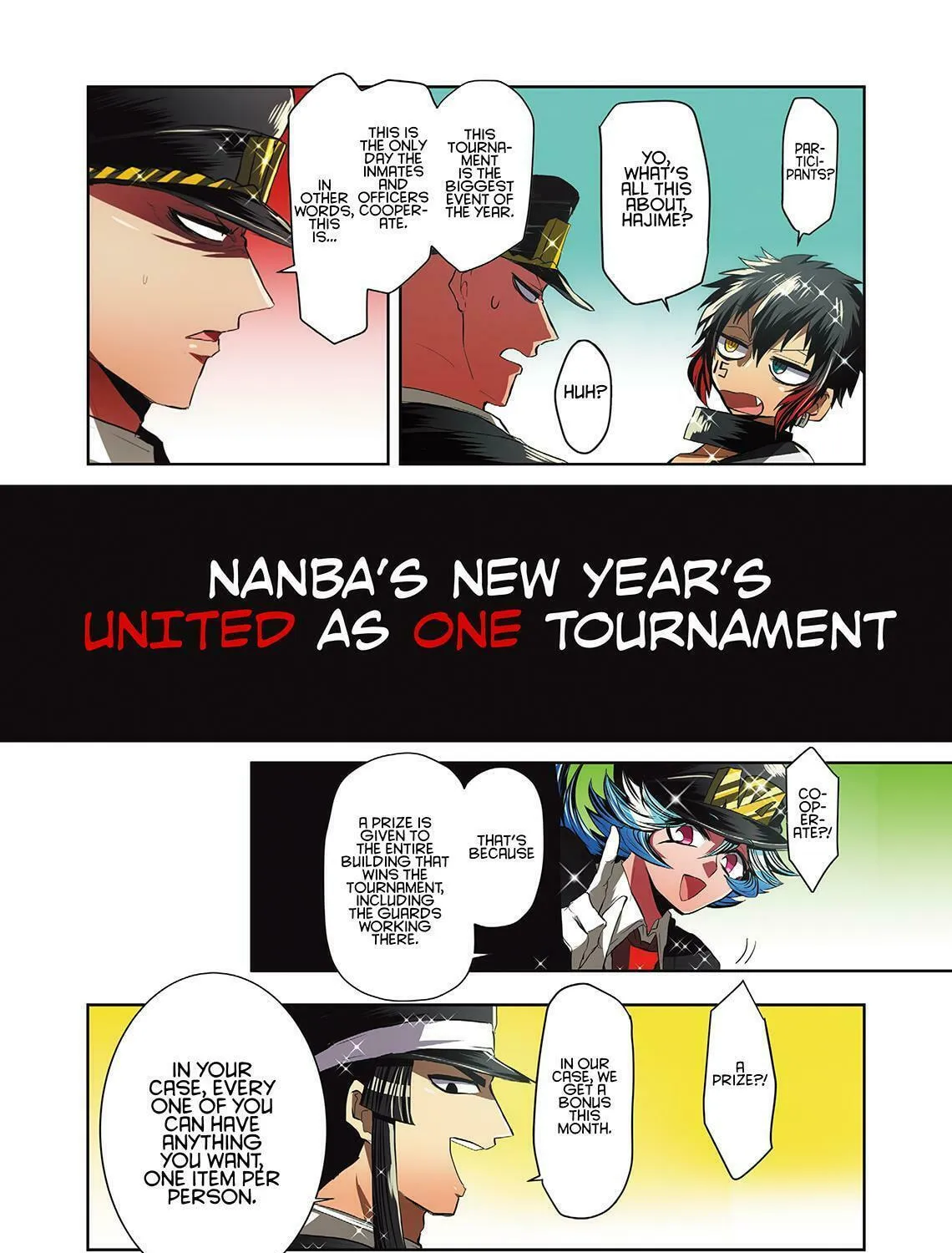 Read Nanbaka (Colored) chapter 14 image 18 on Lezhin