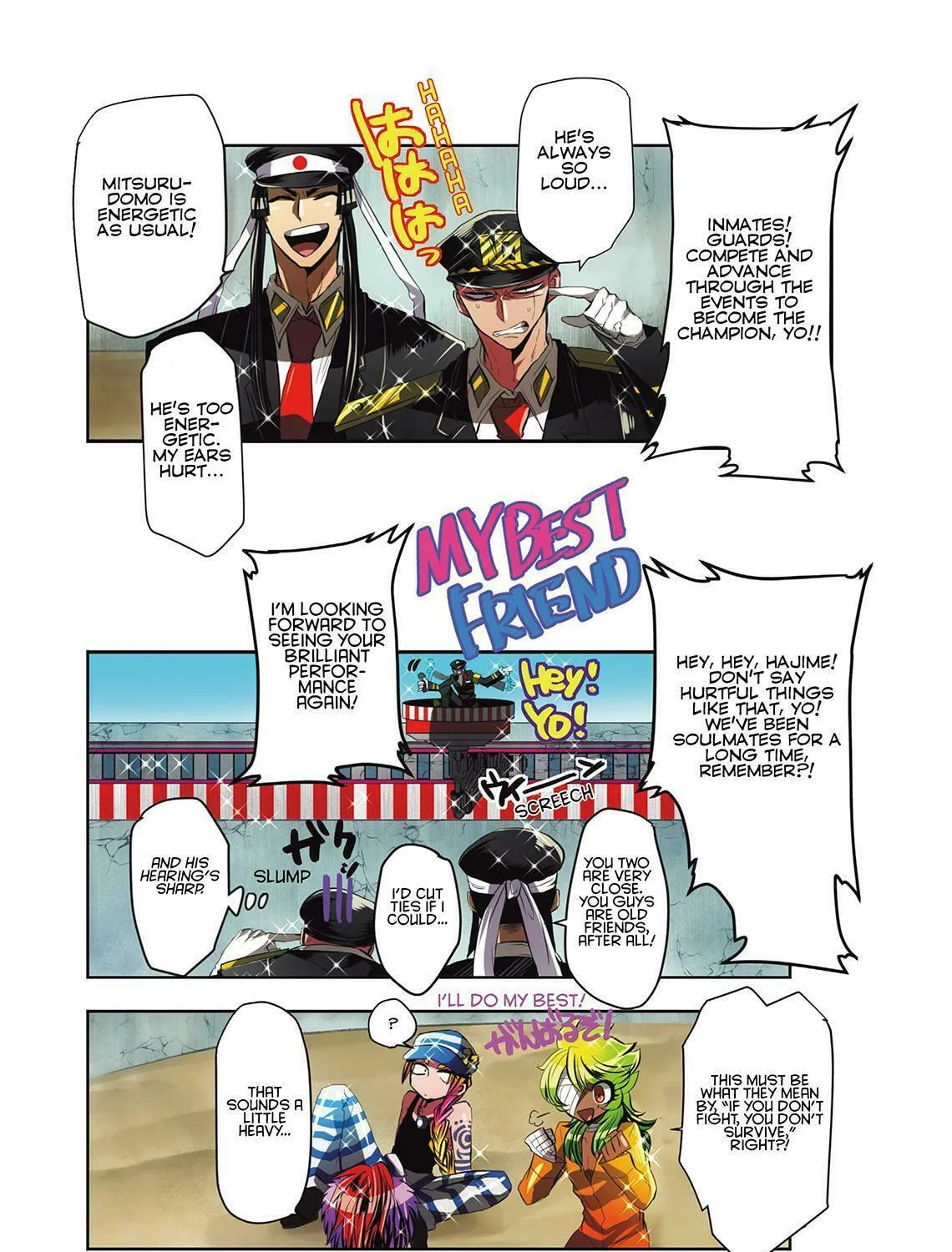 Read Nanbaka (Colored) chapter 15 image 12 on Lezhin