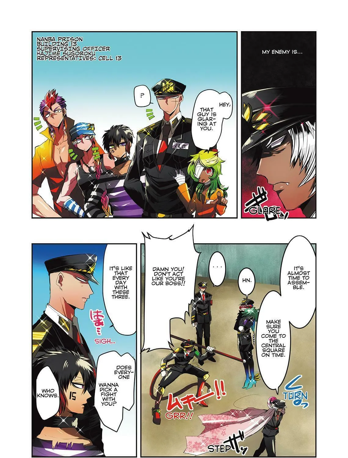 Read Nanbaka (Colored) chapter 15 image 8 on Lezhin