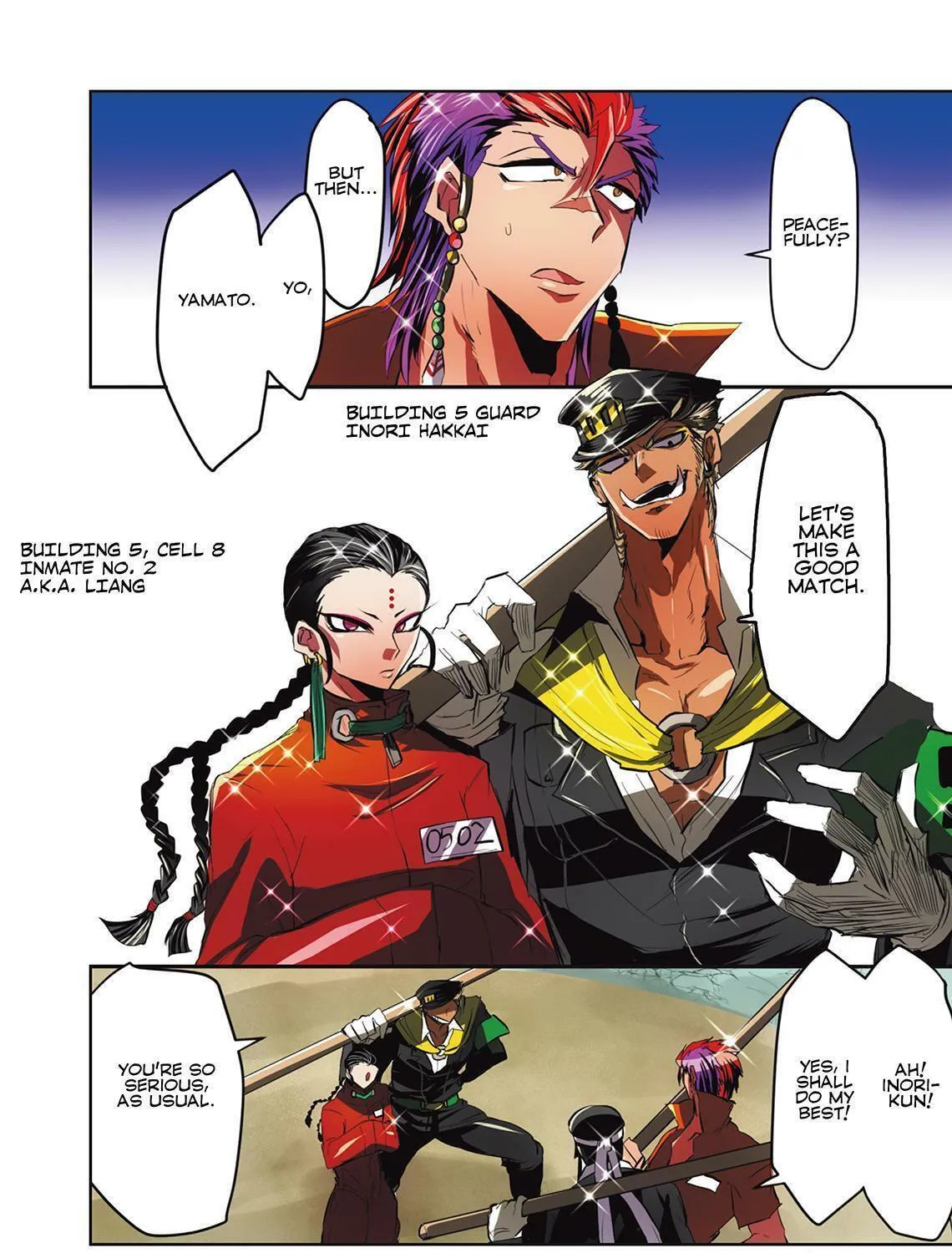 Read Nanbaka (Colored) chapter 16 image 10 on Lezhin