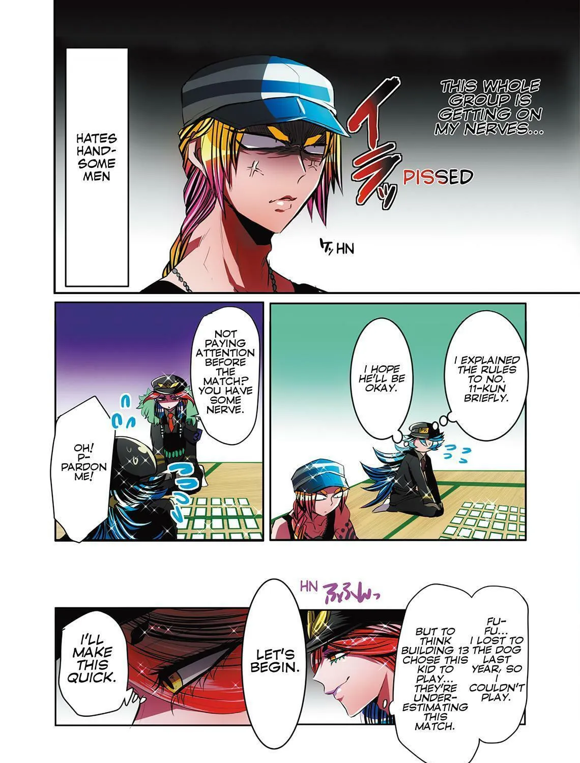 Read Nanbaka (Colored) chapter 17 image 12 on Lezhin