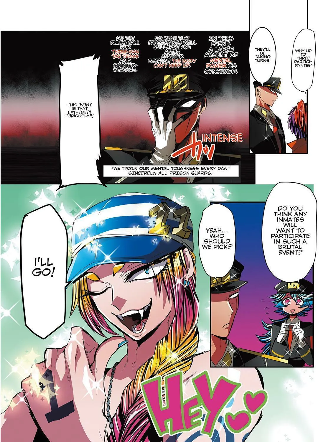 Read Nanbaka (Colored) chapter 17 image 6 on Lezhin