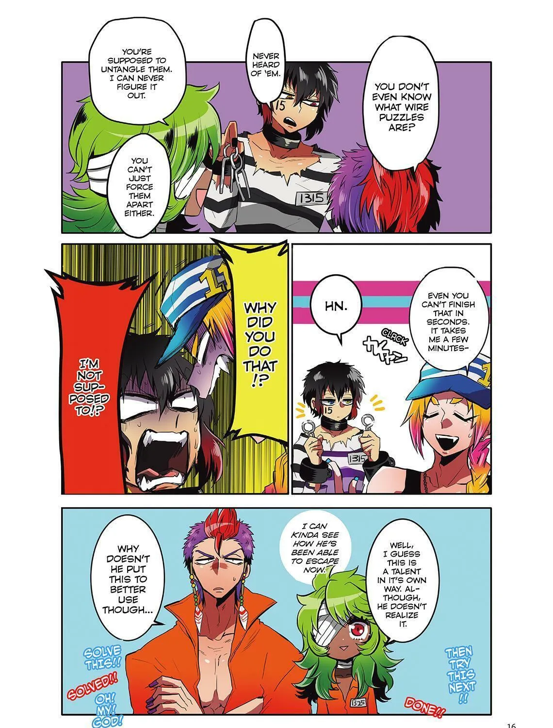 Read Nanbaka (Colored) chapter 2 image 12 on Lezhin