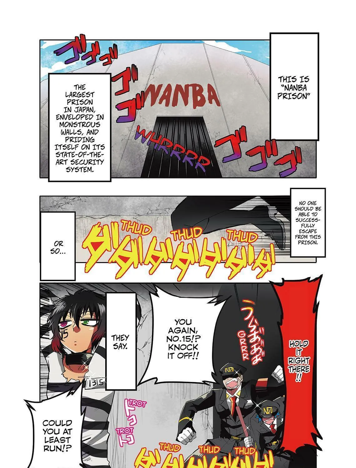 Read Nanbaka (Colored) chapter 2 image 4 on Lezhin
