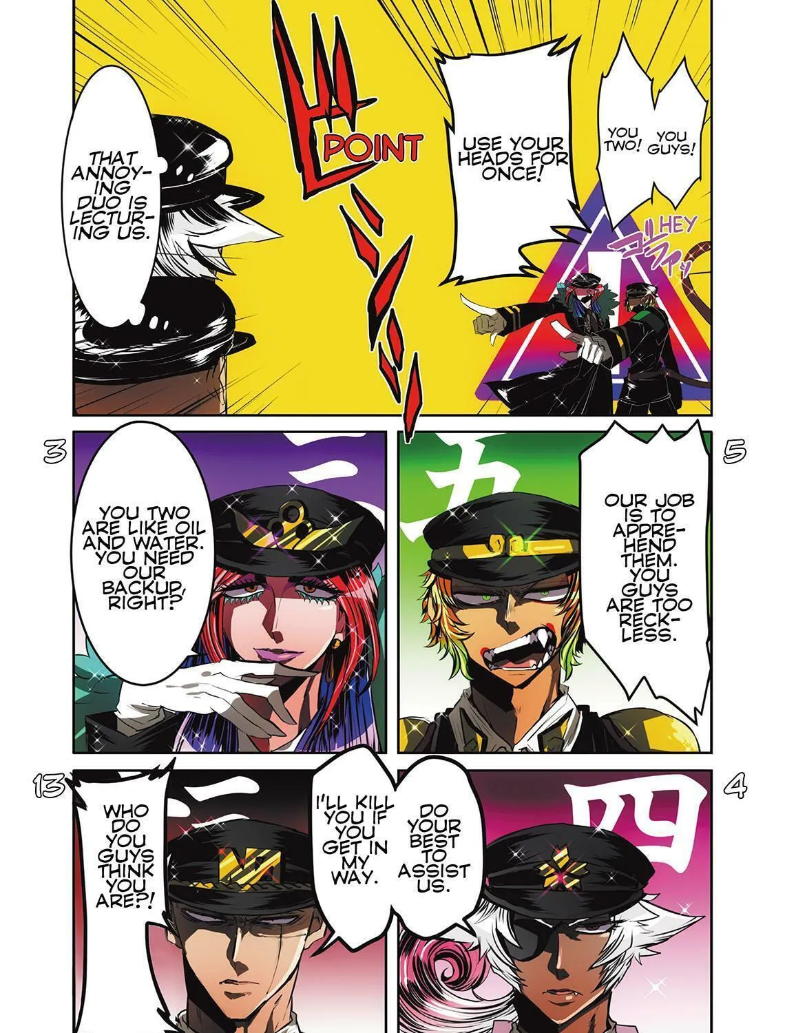 Read Nanbaka (Colored) chapter 24 image 2 on Lezhin