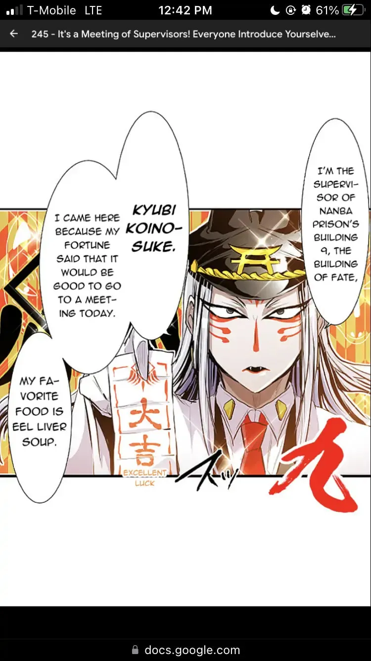 Read Nanbaka (Colored) chapter 245 image 40 on Lezhin