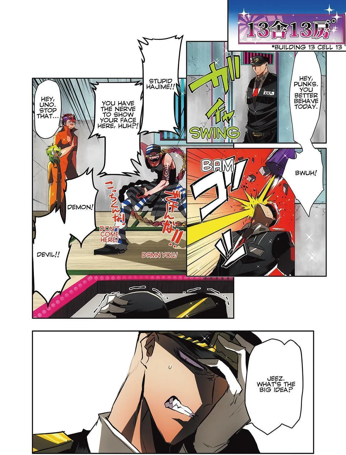 Read Nanbaka (Colored) chapter 25 image 10 on Lezhin