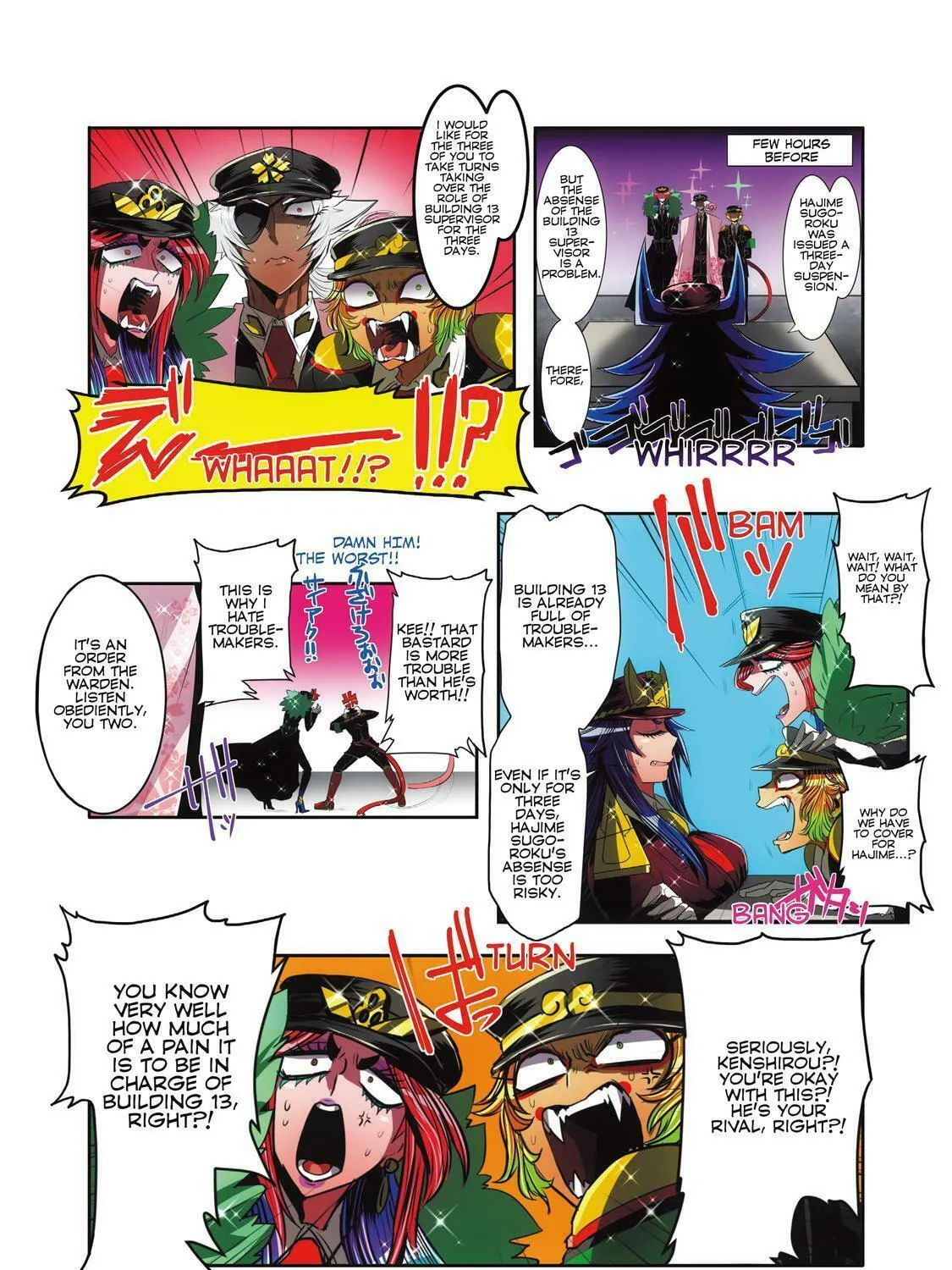 Read Nanbaka (Colored) chapter 26 image 8 on Lezhin