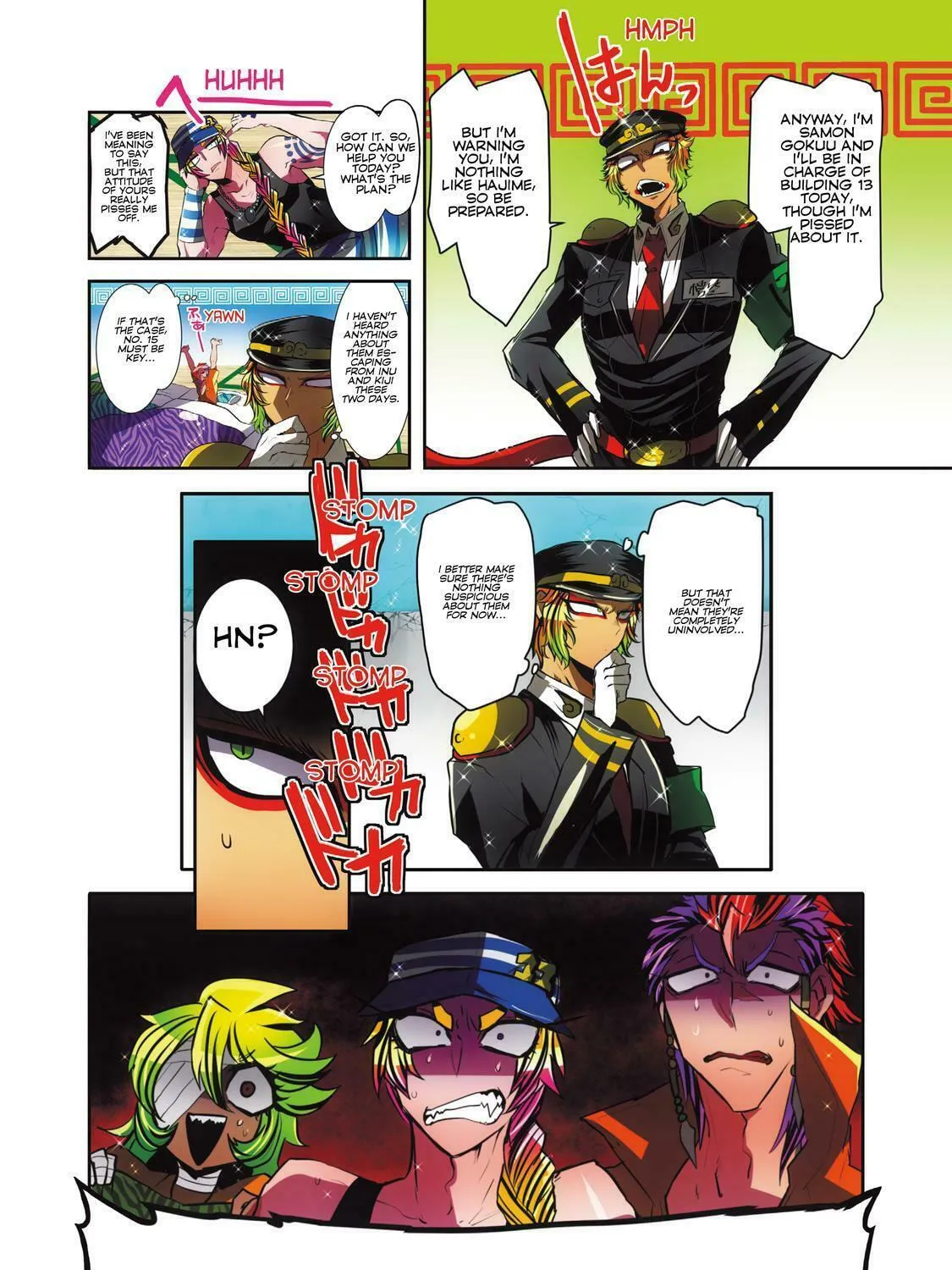 Read Nanbaka (Colored) chapter 28 image 2 on Lezhin