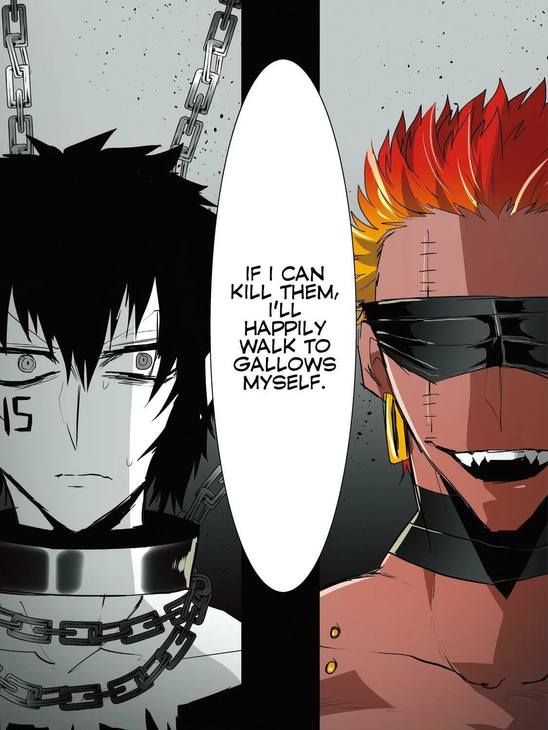 Read Nanbaka (Colored) chapter 33 image 32 on Lezhin