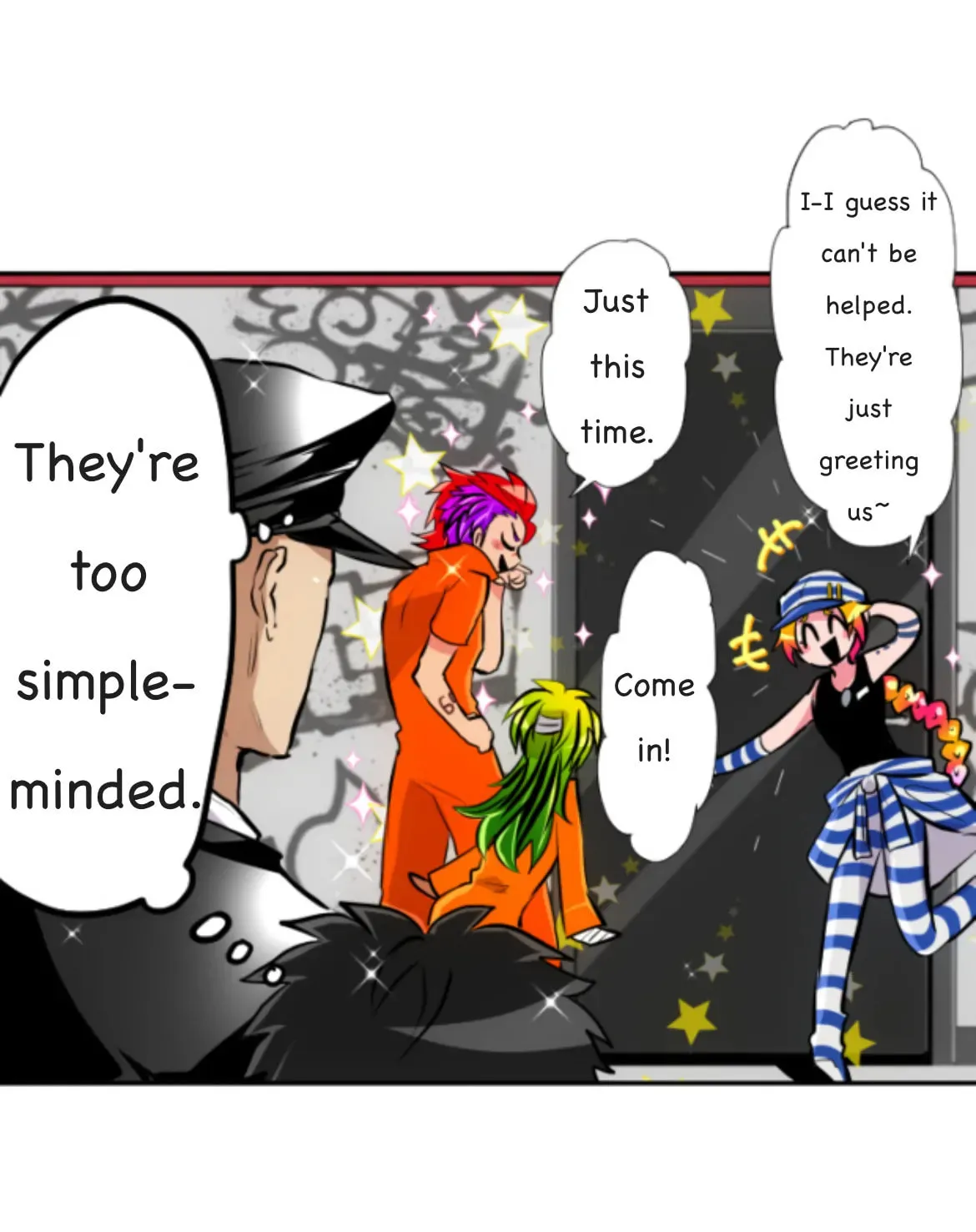 Read Nanbaka (Colored) chapter 352 image 35 on Lezhin