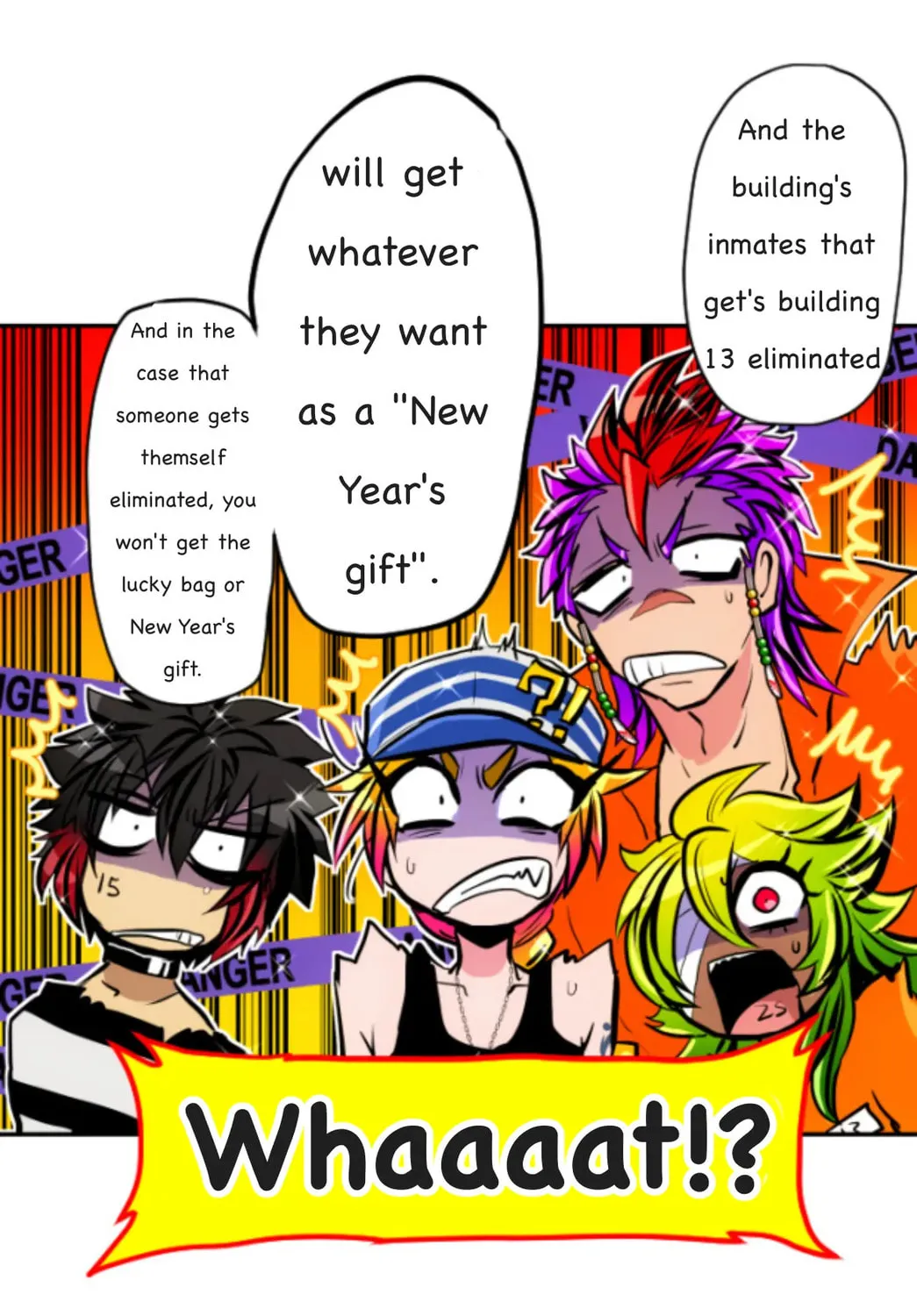 Read Nanbaka (Colored) chapter 354 image 6 on Lezhin