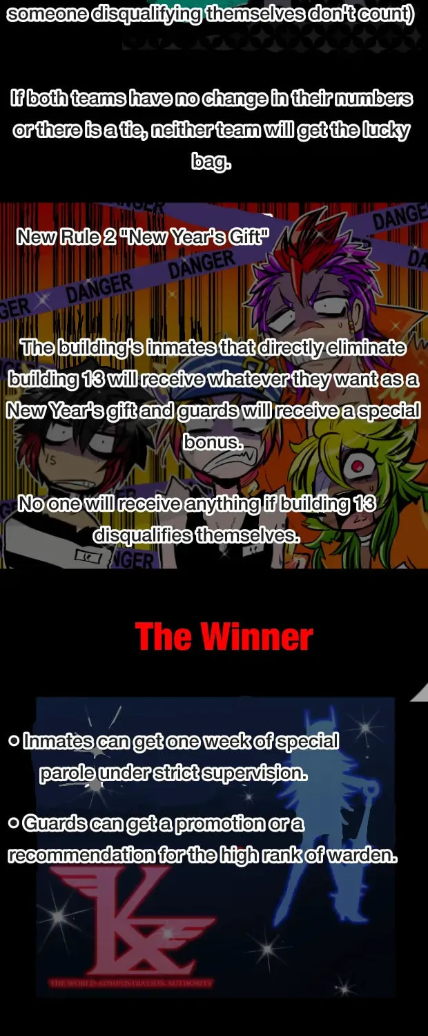 Read Nanbaka (Colored) chapter 355 image 1 on Lezhin