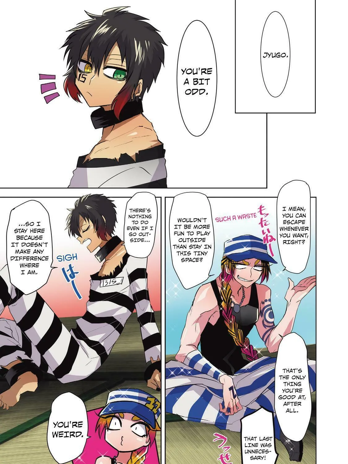 Read Nanbaka (Colored) chapter 36 image 14 on Lezhin