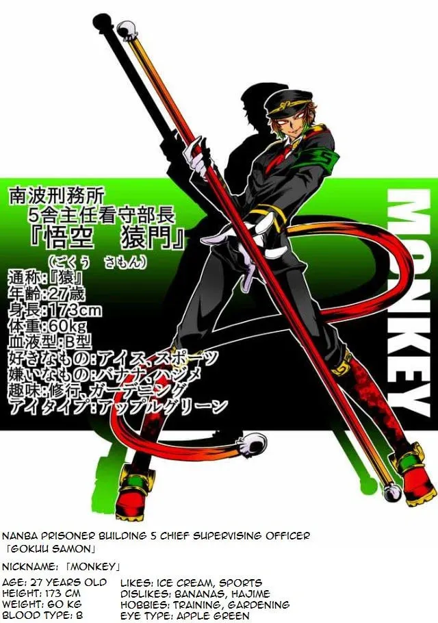 Read Nanbaka (Colored) chapter 37.2 image 4 on Lezhin