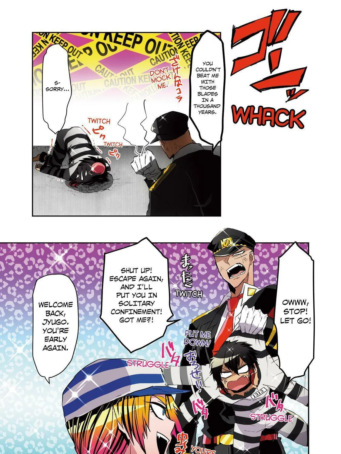 Read Nanbaka (Colored) chapter 38 image 18 on Lezhin