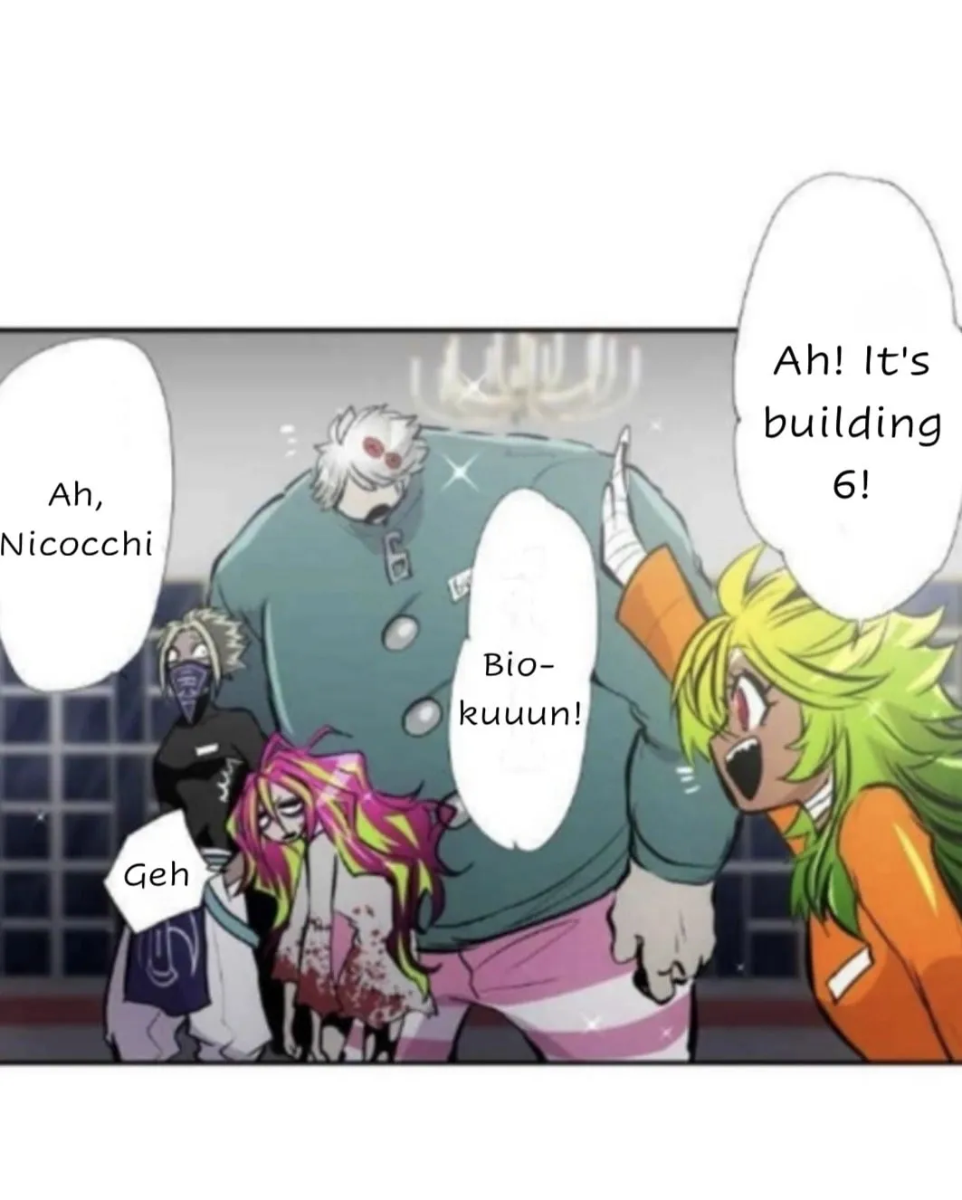 Read Nanbaka (Colored) chapter 384 image 56 on Lezhin