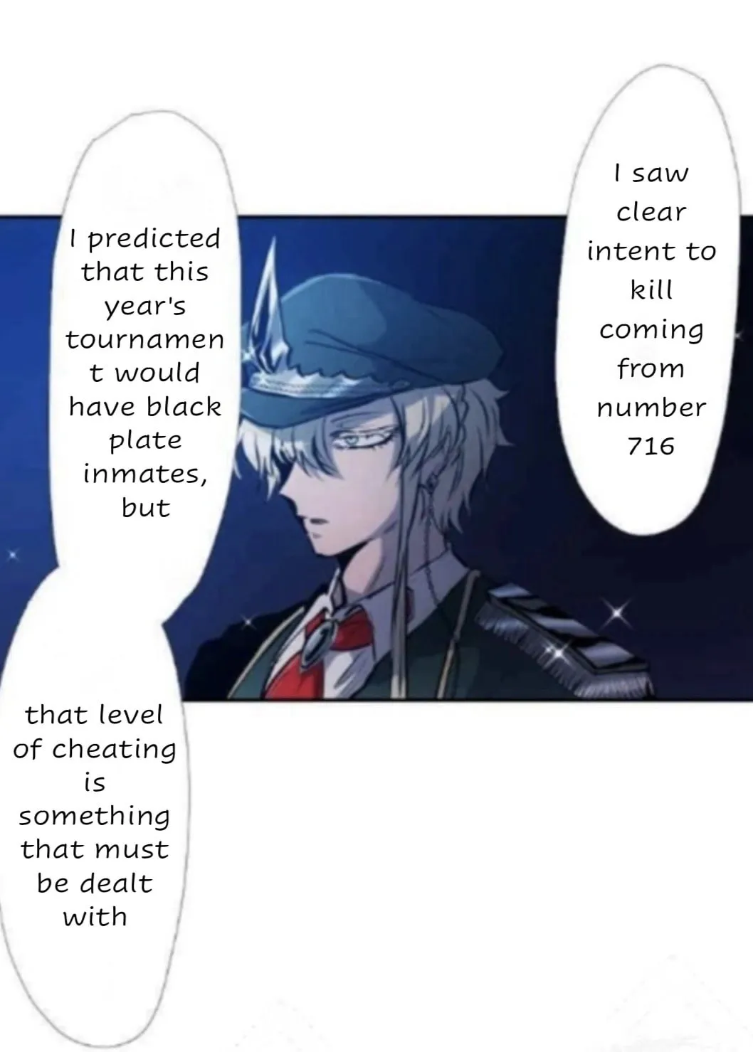Read Nanbaka (Colored) chapter 386 image 1 on Lezhin