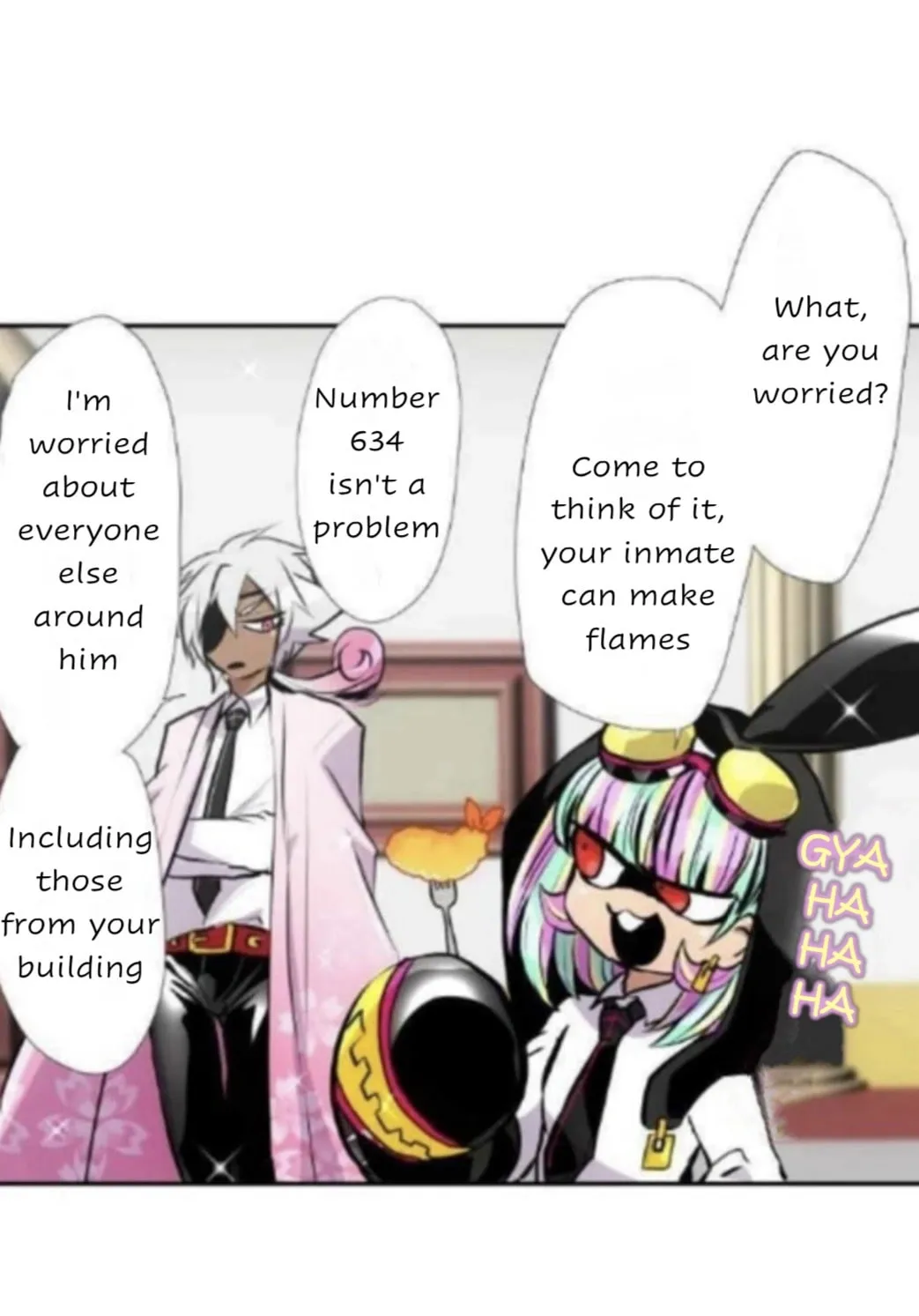 Read Nanbaka (Colored) chapter 386 image 12 on Lezhin