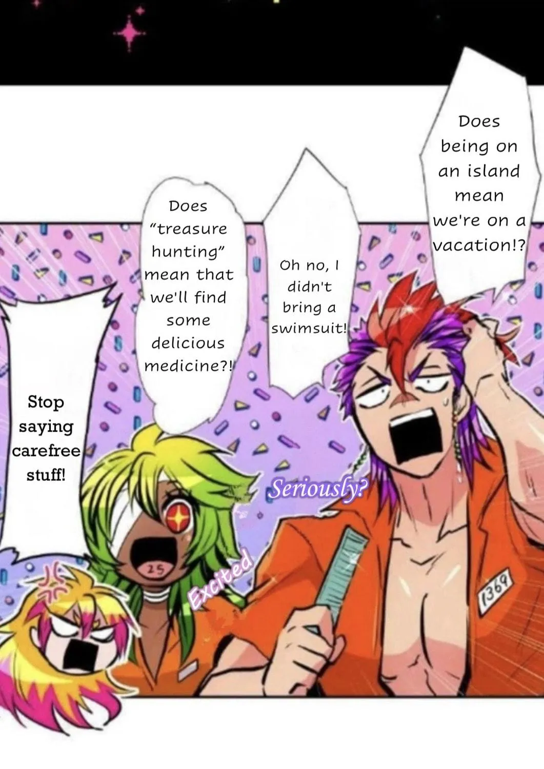 Read Nanbaka (Colored) chapter 387 image 23 on Lezhin