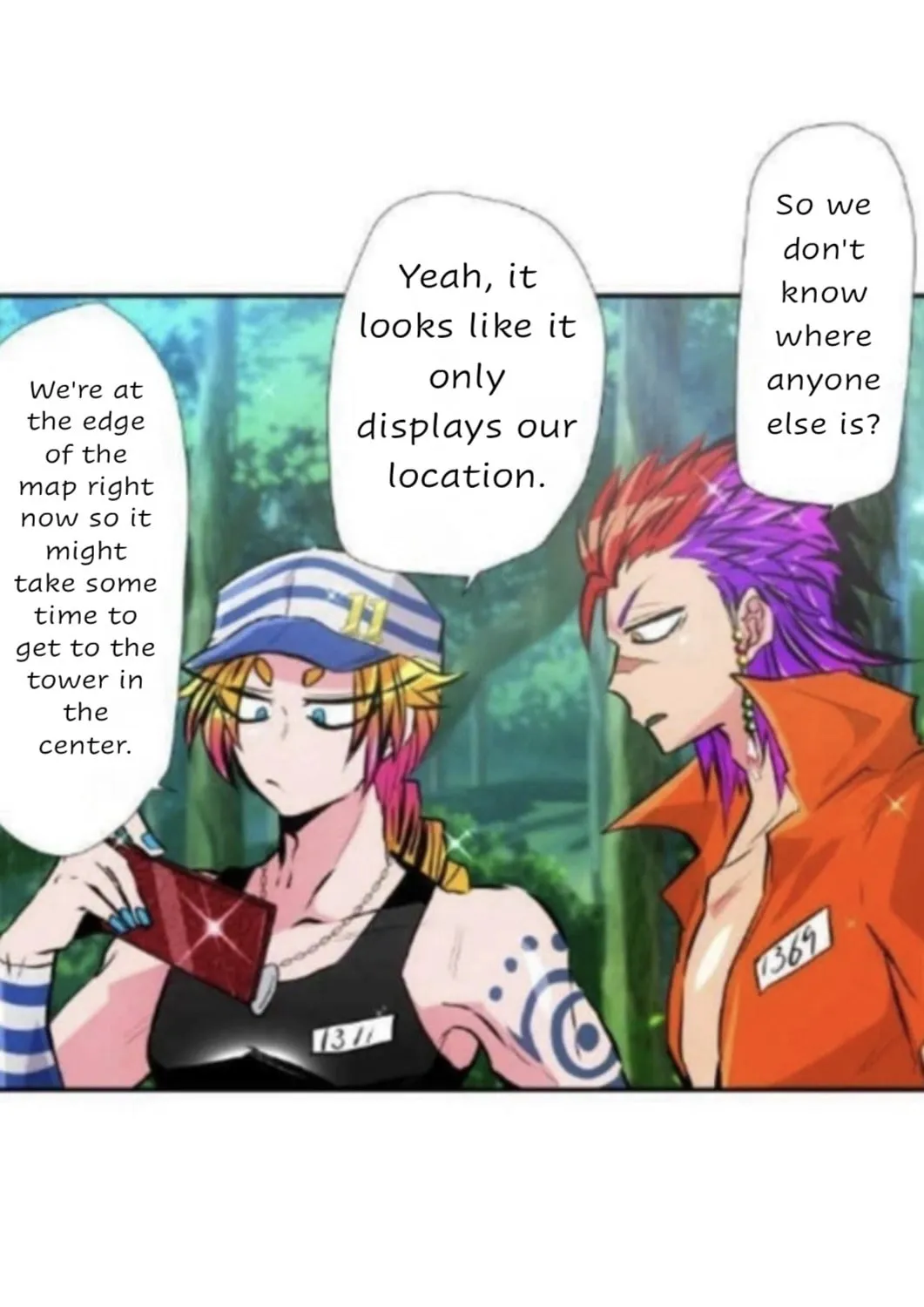 Read Nanbaka (Colored) chapter 387 image 50 on Lezhin