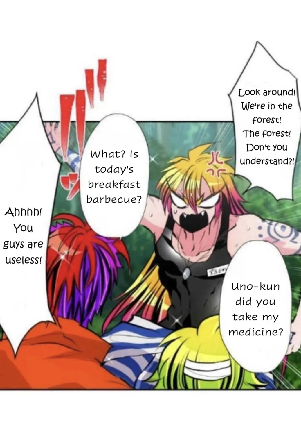 Read Nanbaka (Colored) chapter 387 image 7 on Lezhin