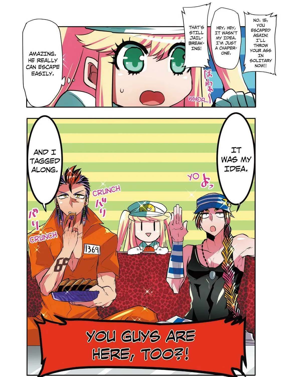 Read Nanbaka (Colored) chapter 39 image 12 on Lezhin
