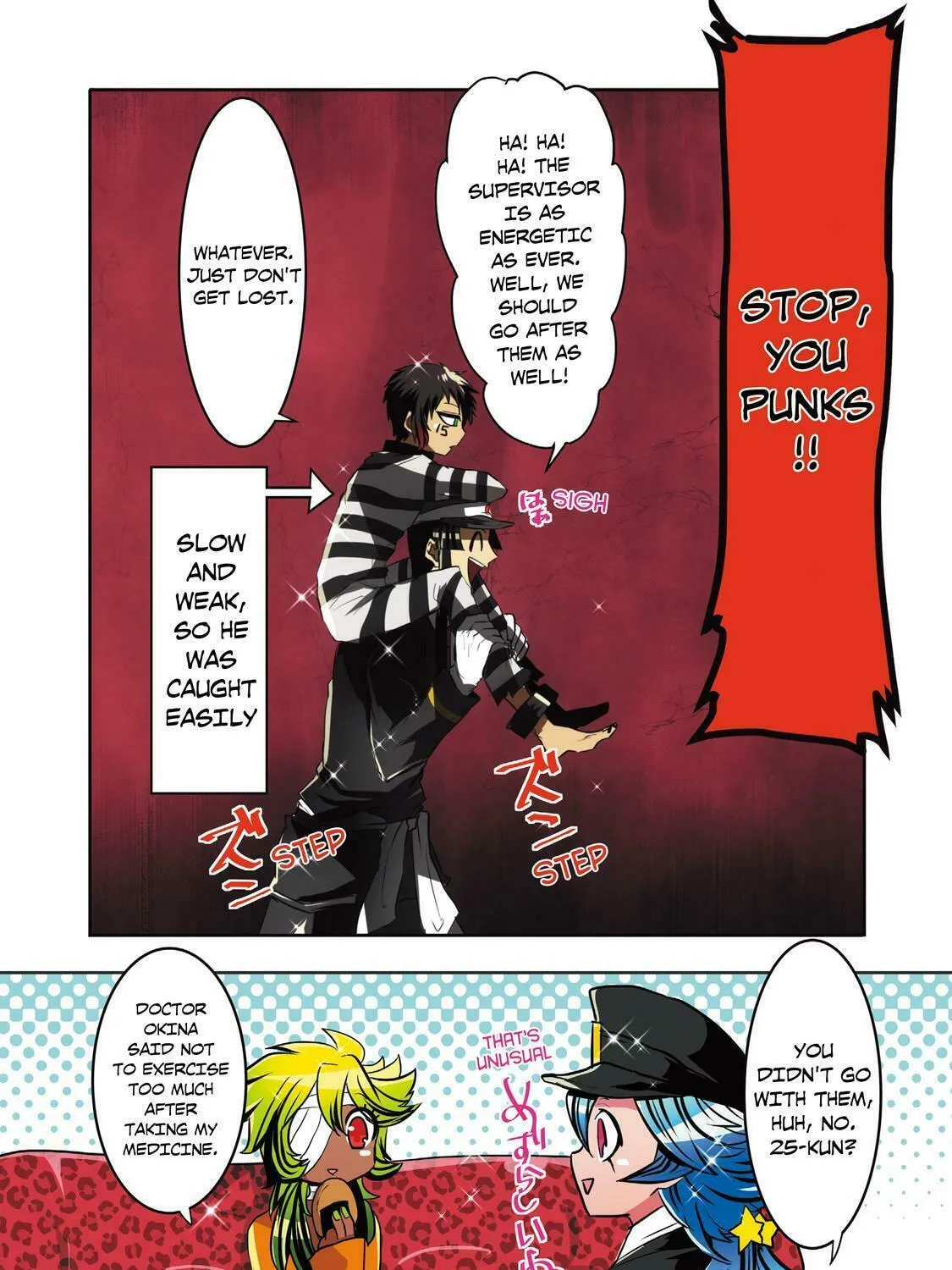 Read Nanbaka (Colored) chapter 39 image 24 on Lezhin