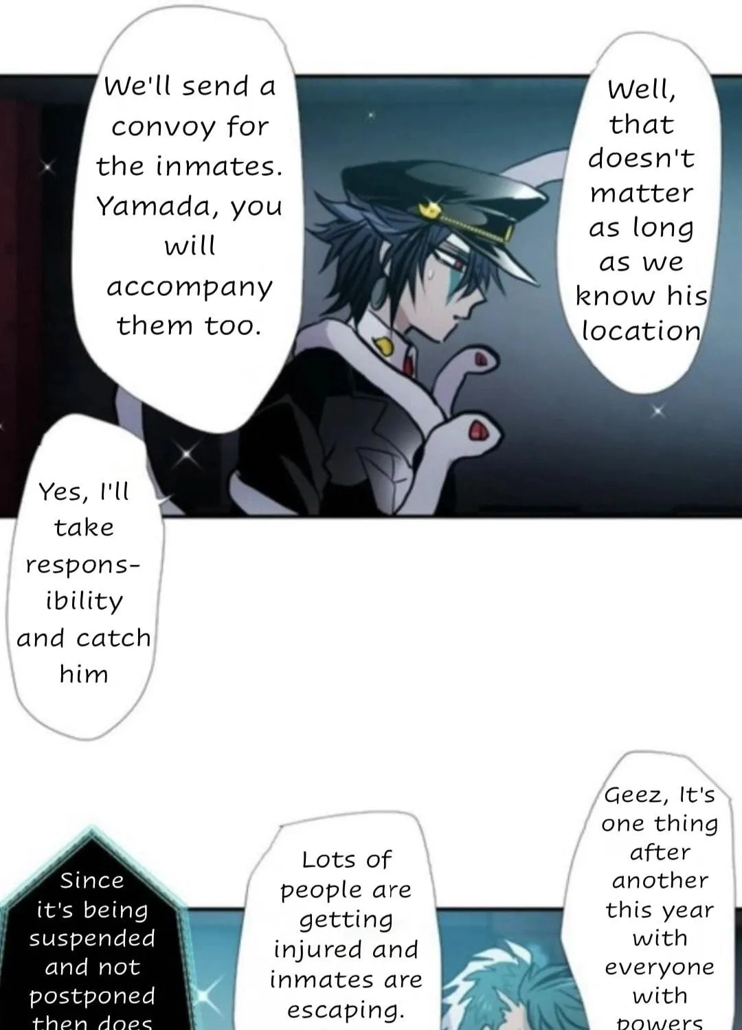 Read Nanbaka (Colored) chapter 398 image 7 on Lezhin