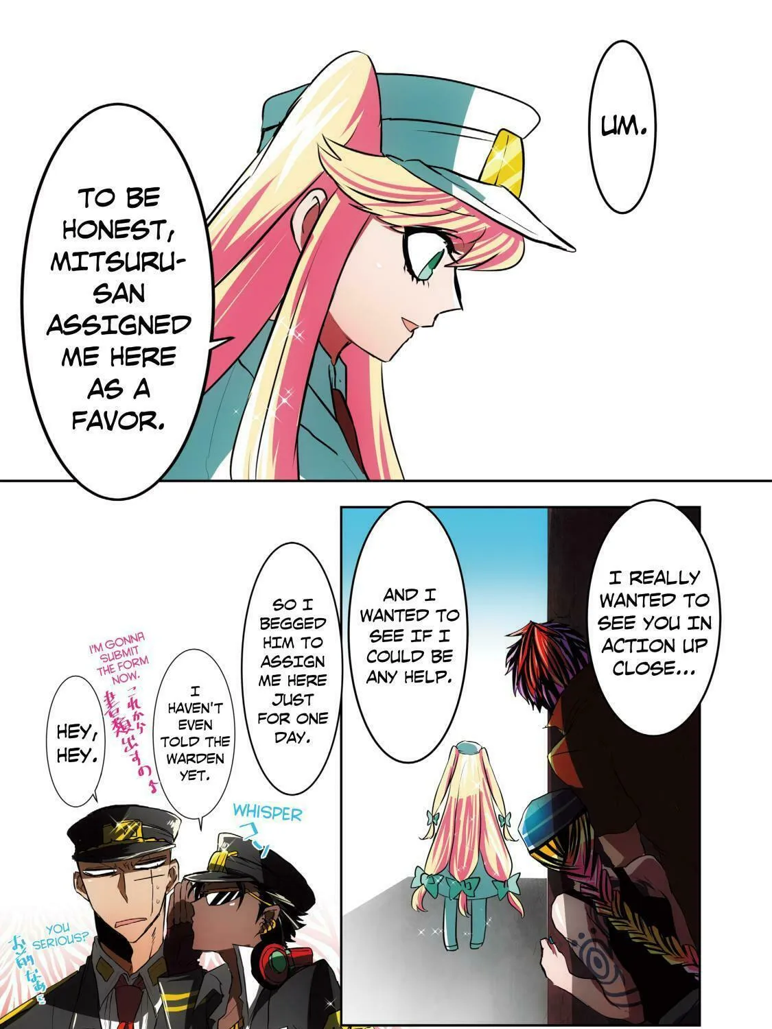 Read Nanbaka (Colored) chapter 41 image 32 on Lezhin
