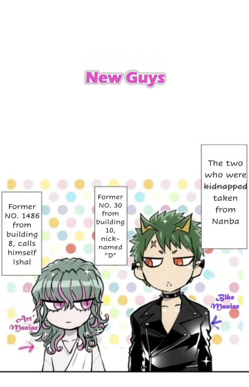 Read Nanbaka (Colored) chapter 416 image 12 on Lezhin