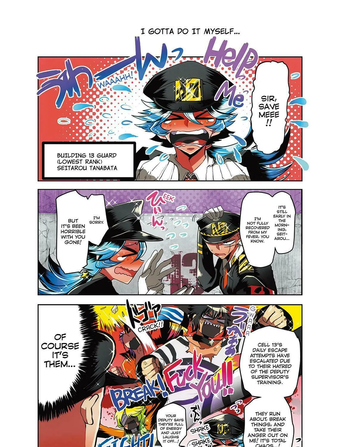 Read Nanbaka (Colored) chapter 5 image 12 on Lezhin