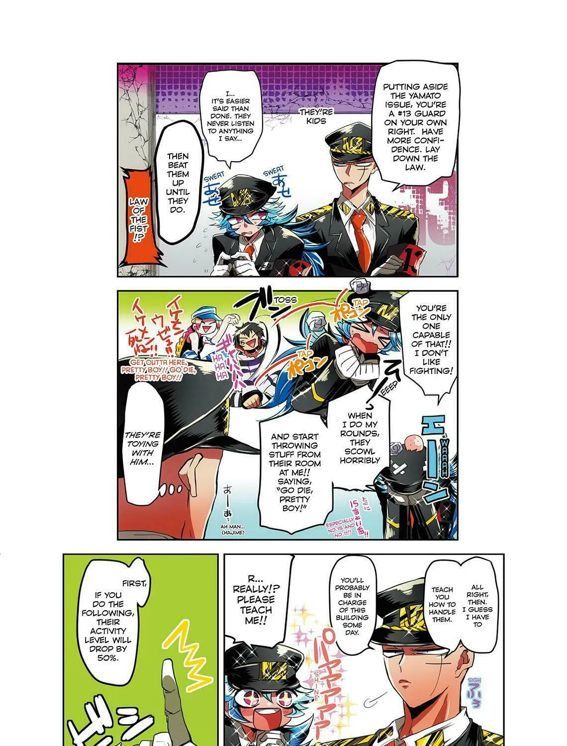 Read Nanbaka (Colored) chapter 5 image 14 on Lezhin