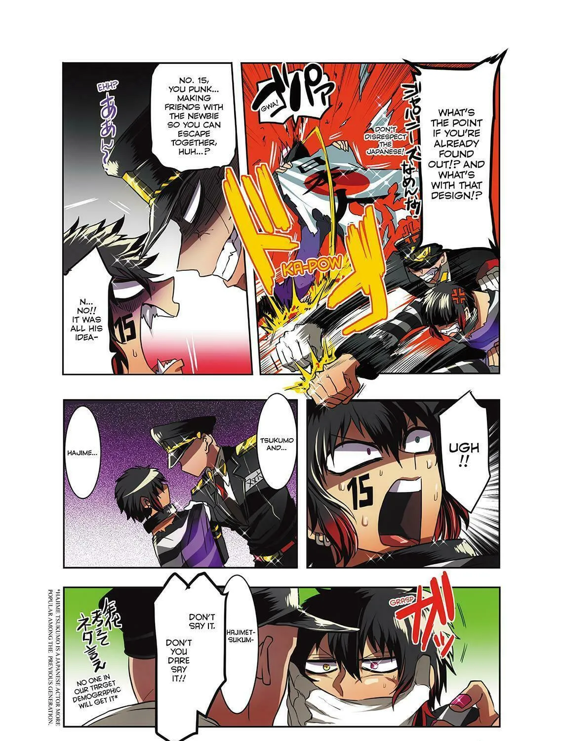 Read Nanbaka (Colored) chapter 6 image 16 on Lezhin