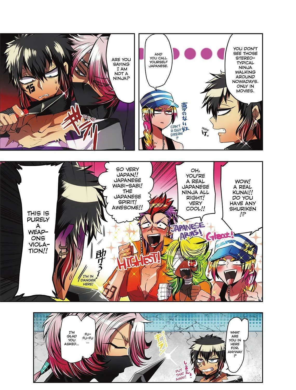 Read Nanbaka (Colored) chapter 6 image 8 on Lezhin