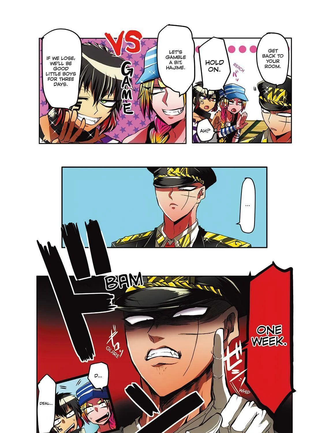 Read Nanbaka (Colored) chapter 7 image 12 on Lezhin