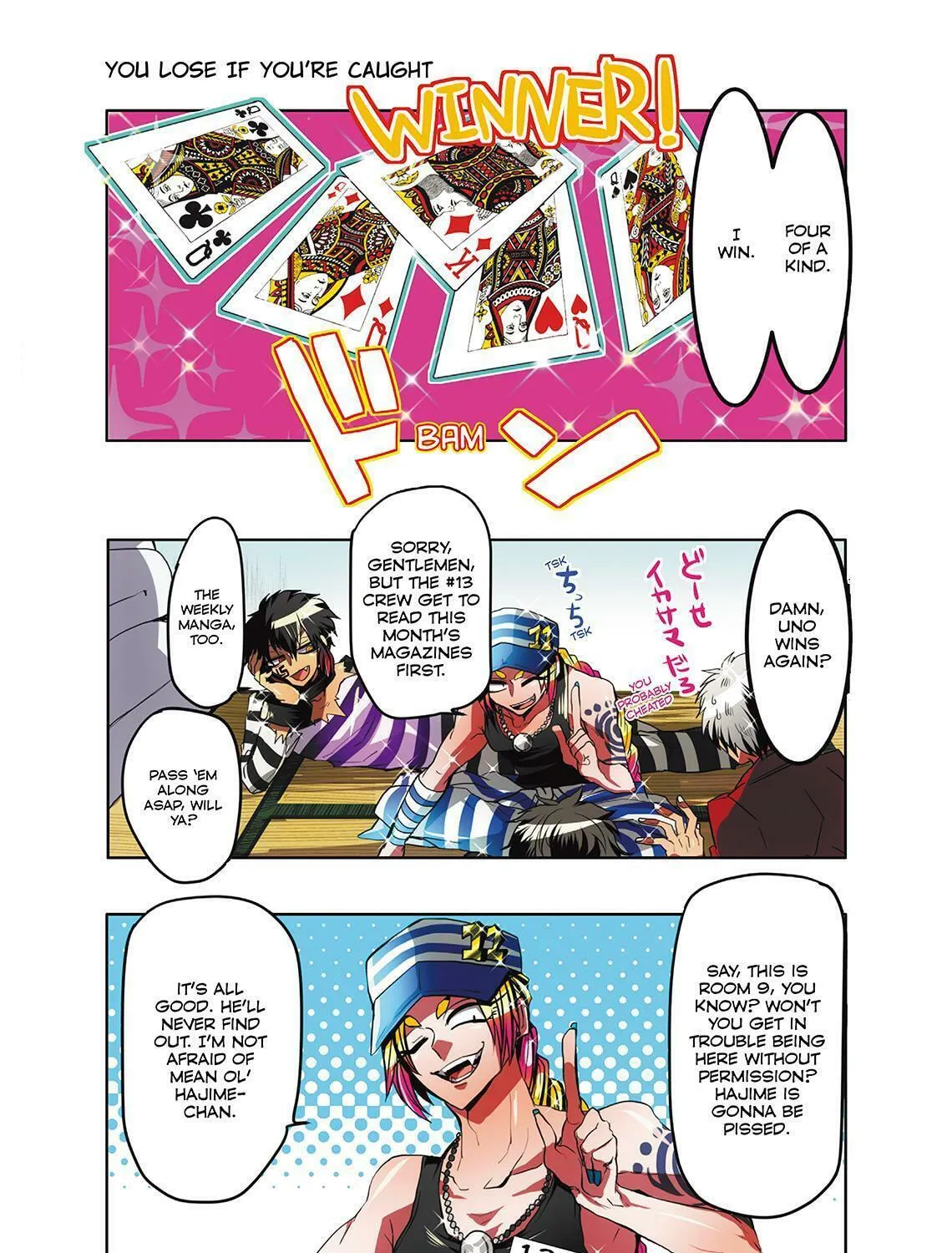 Read Nanbaka (Colored) chapter 7 image 8 on Lezhin