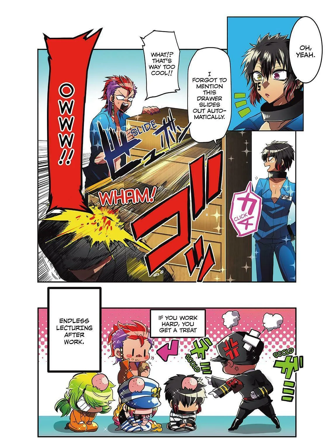 Read Nanbaka (Colored) chapter 9 image 14 on Lezhin