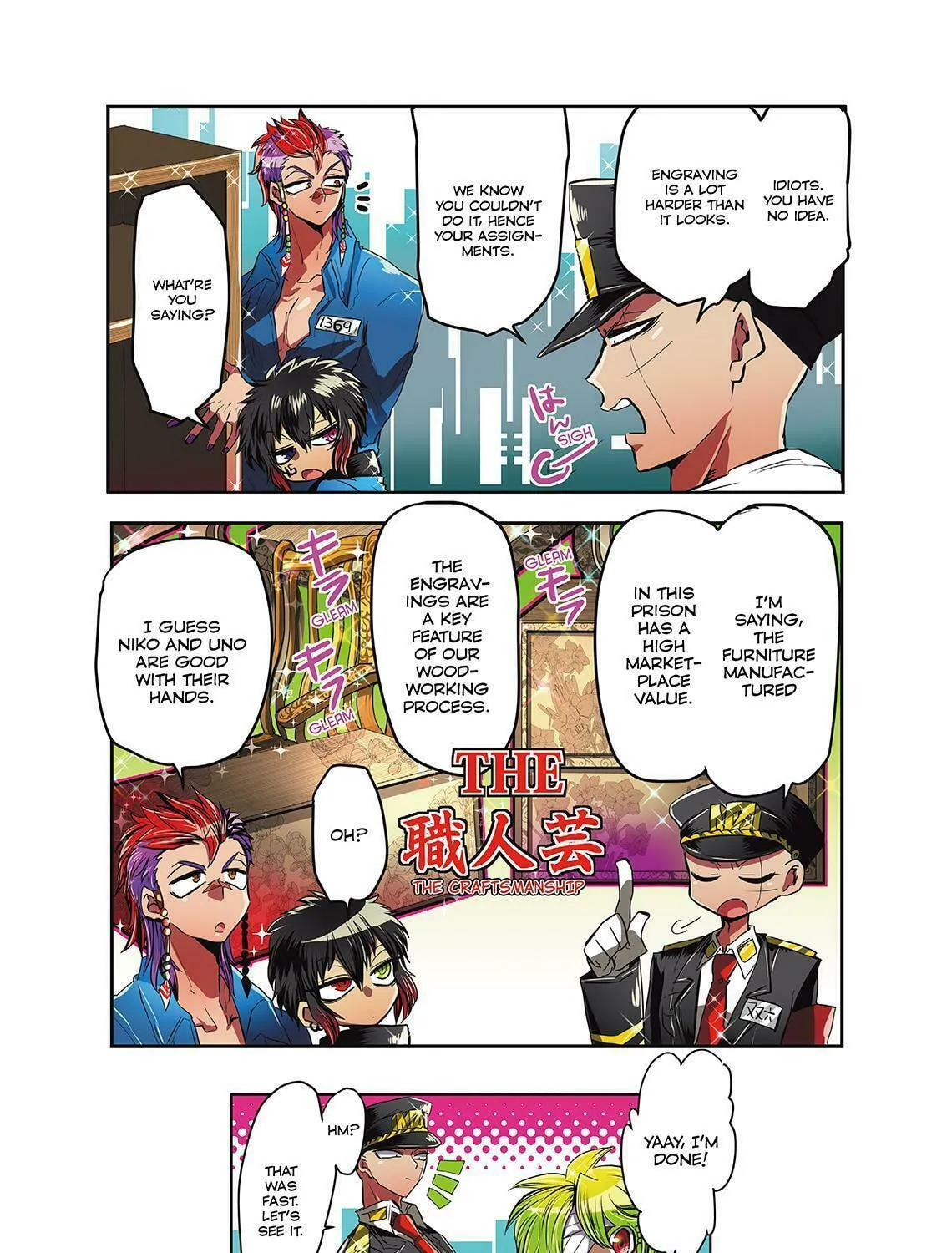 Read Nanbaka (Colored) chapter 9 image 6 on Lezhin