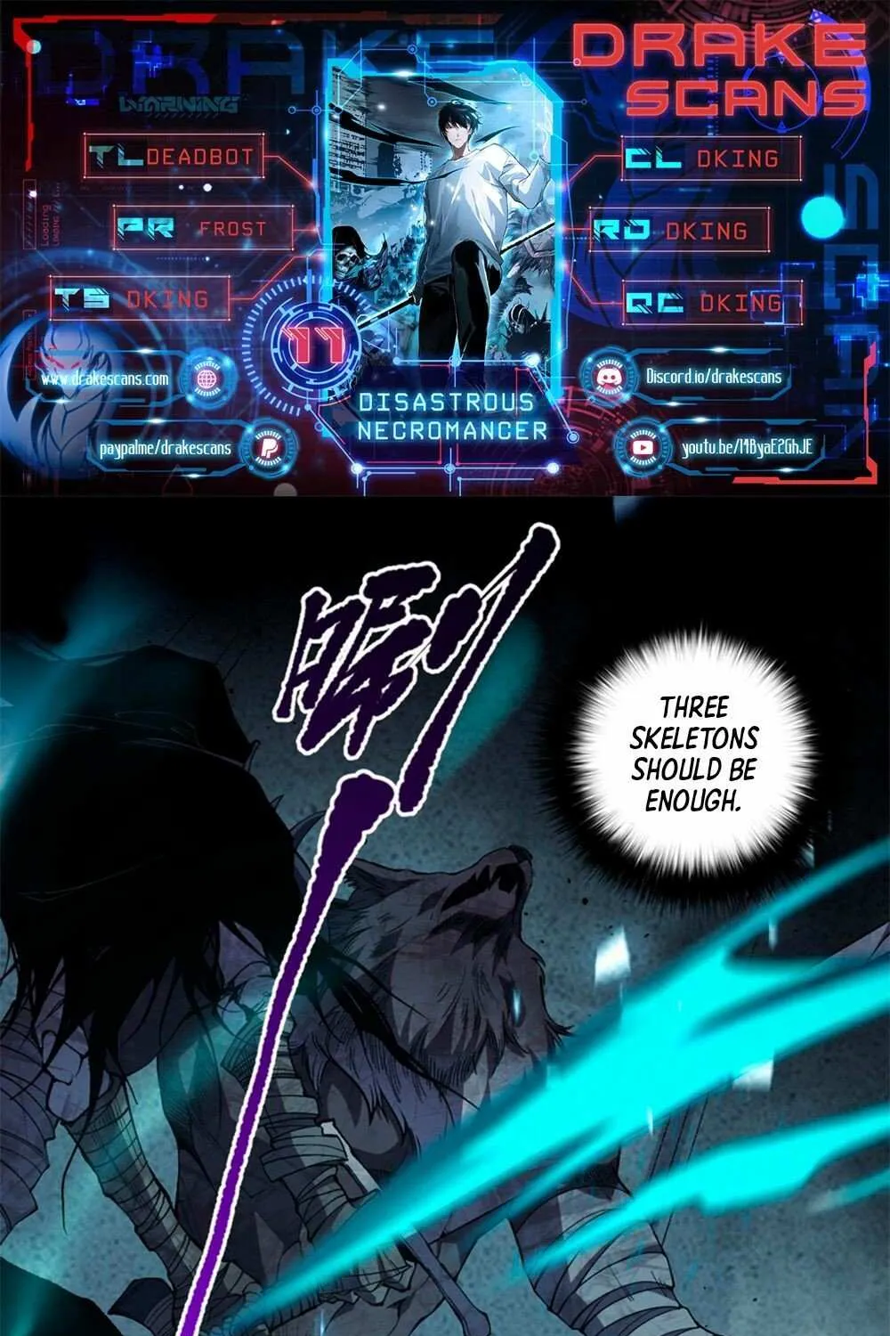 Read Necromancer, the Ultimate Scourge! chapter 11 image 1 on Lezhin