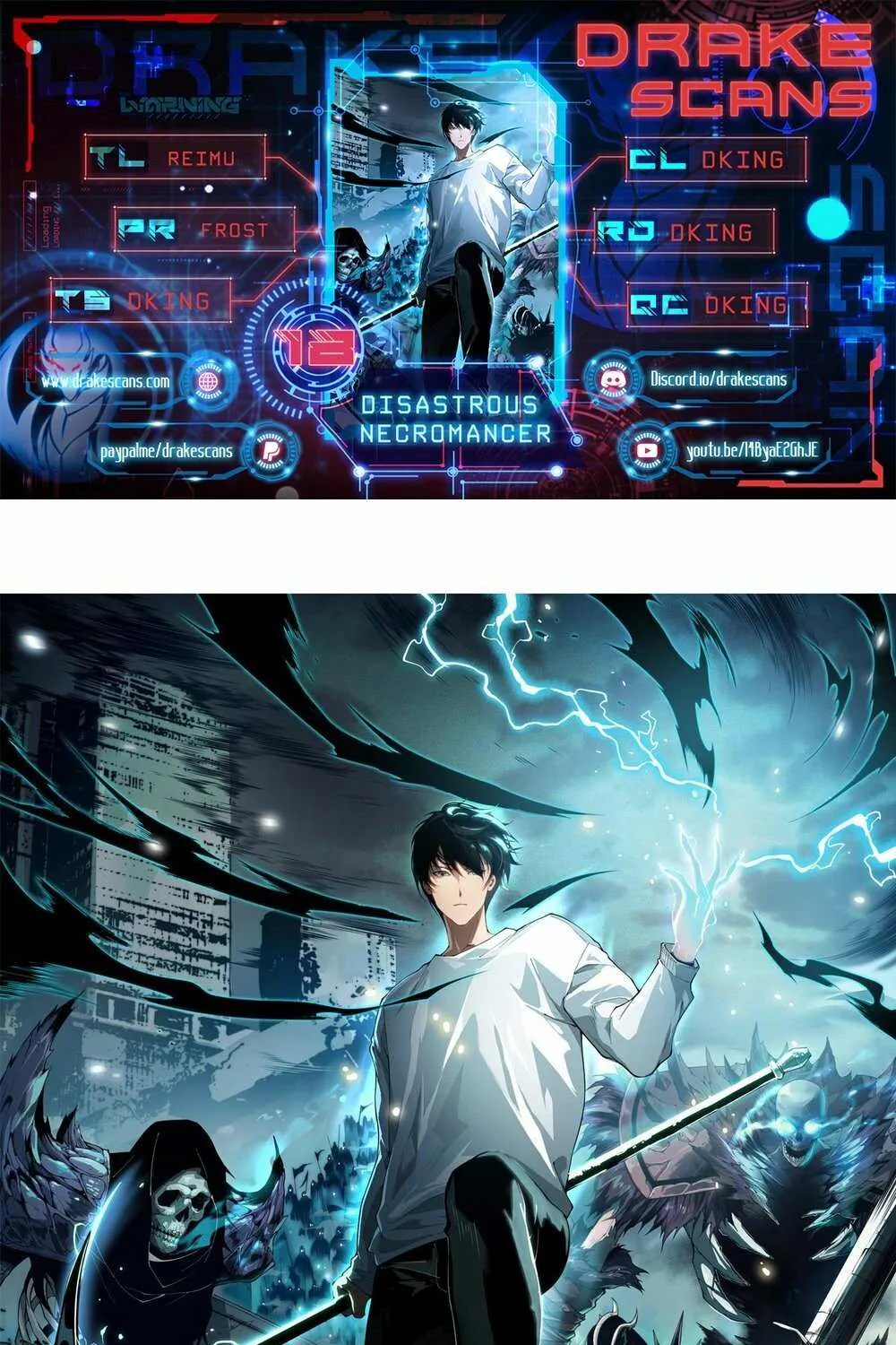 Read Necromancer, the Ultimate Scourge! chapter 18 image 1 on Lezhin